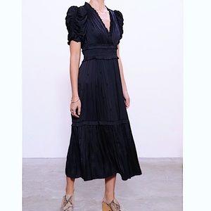 ULLA JOHNSON Maya Dress - Noir